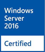 Certification Logo of Windows Server 2016